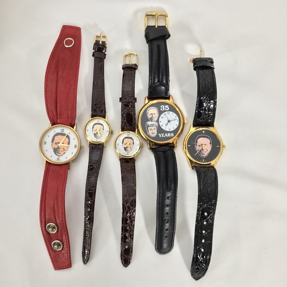 7PC Vintage Tom Peterson's Wrist Watch & Snapback Hat LOT Kurt Cobain EUC Box - Picture 4 of 16